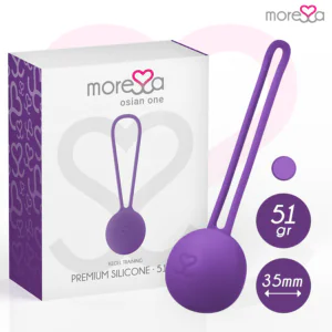 MORESSA - OSIAN ONE ENTRENAMIENTO SUELO PELVICO 51gr PREMIUM SILICONA LILA