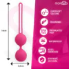 MORESSA - OSIAN TWO ENTRENAMIENTO SUELO PELVICO 101gr PREMIUM SILICONA ROSA
