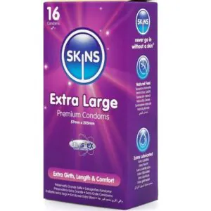 SKINS - TAMAÑO XL PRESERVATIVOS PREMIUM PACK 16