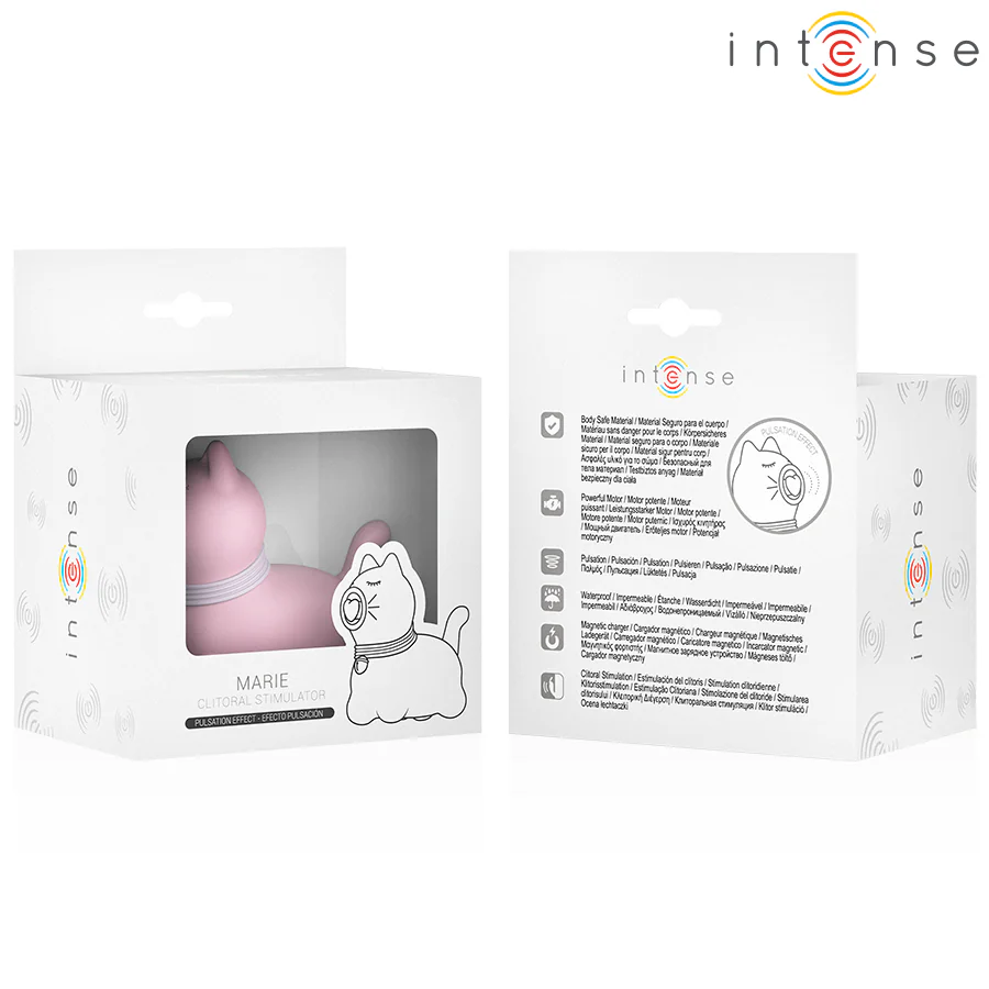 INTENSE - MARIE ESTIMULADOR CON LENGUA EFECTO PULSACIÓN ROSA