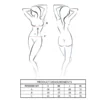 PASSION - INTIMARI SET SUJETADOR + BRAGAS NEGRO L/XL