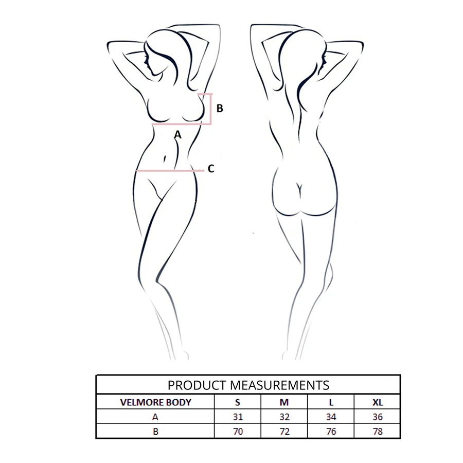 PASSION - VELMORE BODY AZUL S/M