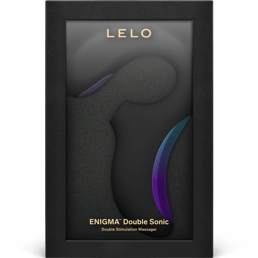 LELO - ENIGMA DOUBLE SONIC VIBRADOR PUNTO G NEGRO