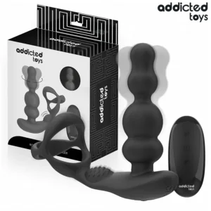ADDICTED TOYS - MASAJEADOR PROSTÁTICO ROTATORIO CONTROL REMOTO
