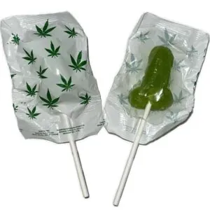 DIABLO GOLOSO - 1 PIRULETA PENE AROMA CANNABIS