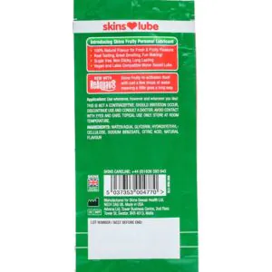 SKINS - FRUITY LUBRICANTE BASE DE AGUA SANDÍA MONODOSIS 5 ML