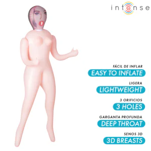 INTENSE DOLLS - MONIQUE MUÑECA HINCHABLE CON TRES ORIFICIOS