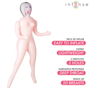 INTENSE DOLLS - INGRID MUÑECA HINCHABLE CON TRES ORIFICIOS
