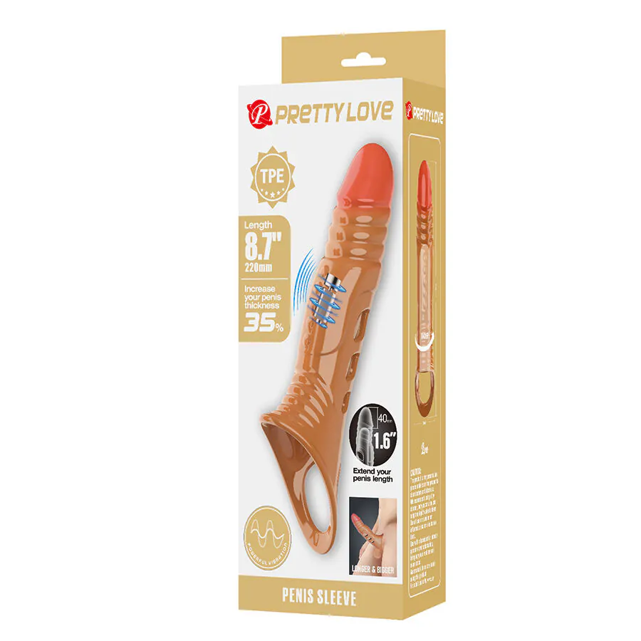PRETTY LOVE - FUNDA PARA PENE CON VIBRACIÓN