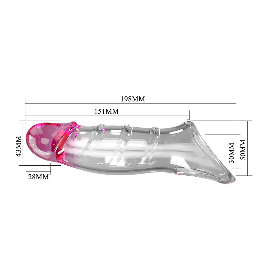 PRETTY LOVE - DARNELL FUNDA PARA PENE EFECTO TRANSPARENTE