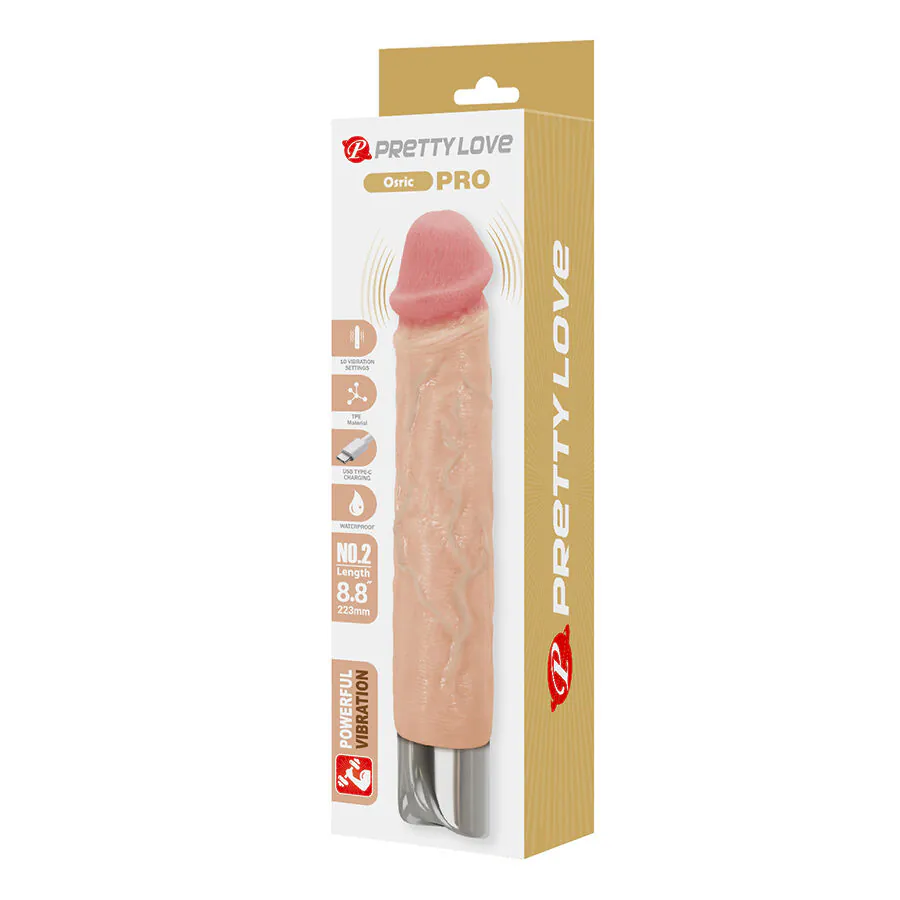 PRETTY LOVE - OSRIC PRO VIBRADOR REALÍSTICO FLEXIBLE