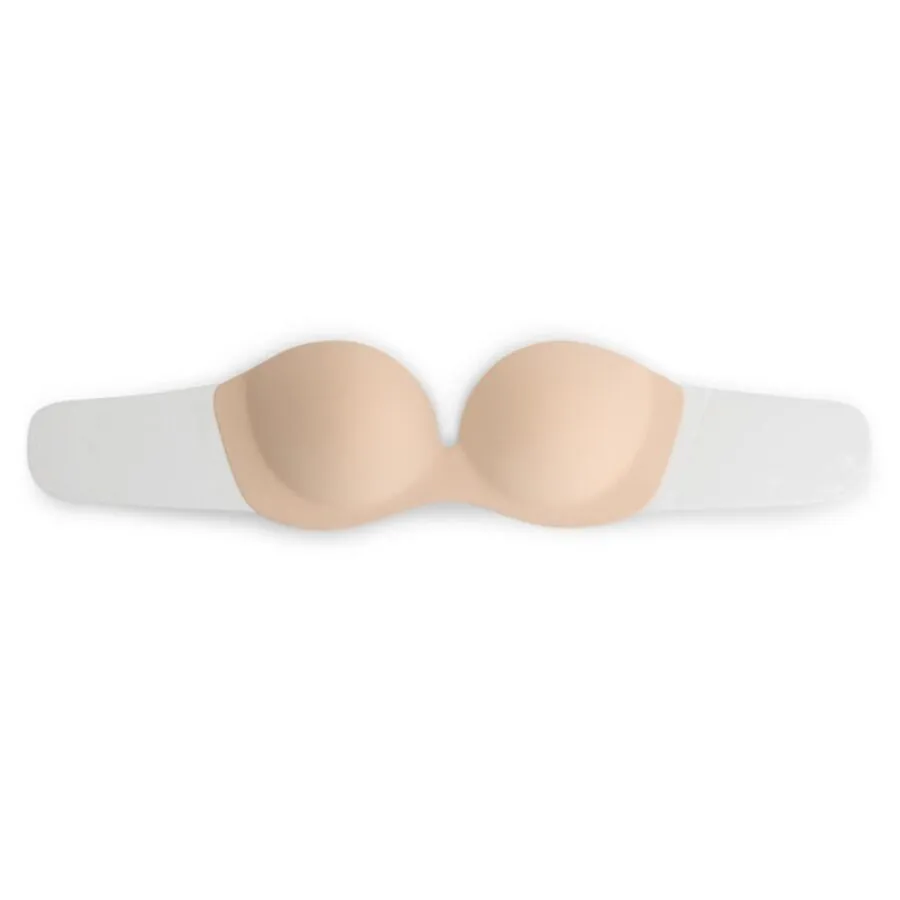 BYE-BRA - DIVA BRA SUJETADOR ADHESIVO BEIGE COPA D