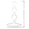 ROMP - AMP PURPLE BOLAS ANALES FLEXIBLES DE SILICONA 12,5 CM MORADO
