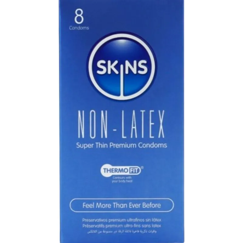 SKINS - PRESERVATIVOS SIN LATEX PACK 8