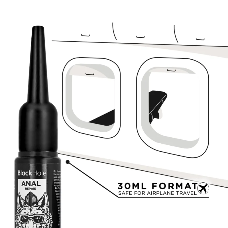 BLACK HOLE - APLICADOR DE LUBRICANTE ANAL TALLA S 30 ML