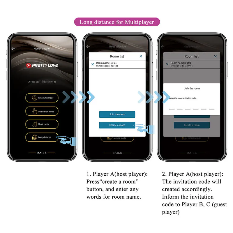 PRETTY LOVE - HAZELYNN MASAJEADOR APP CONTROL 12 FUNCIONES ROSA