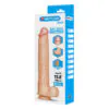 PRETTY LOVE - PAT DILDO REALÍSTICO FLEXIBLE CON VENTOSA NATURAL 40 CM -Ø- 6 CM