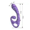 PRETTY LOVE - SUMMER VIBRADOR DOBLE CON ASA 19 CM Ø 3,5 CM MORADO