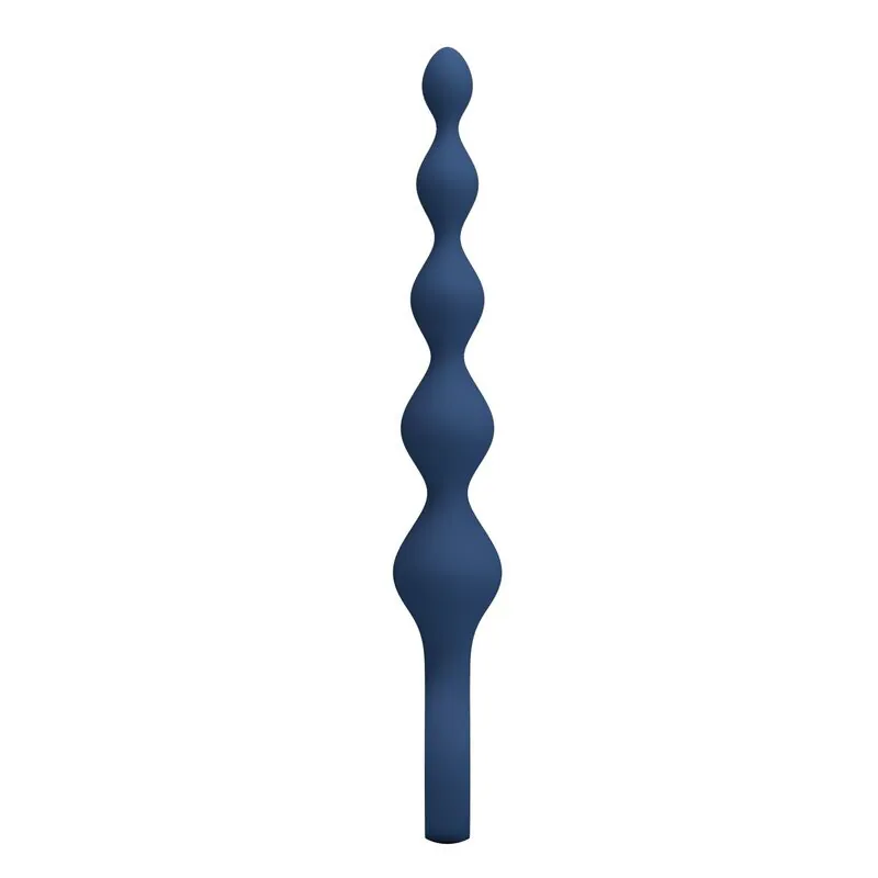 MR PLAY - BOLAS ANALES Y PLUG ANAL SILICONA AZUL 20,4 CM