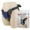 PRETTY LOVE - ARNÉS UNIVERSAL TIPO BRAGA PARA STRAP-ON NEGRO Y AZUL