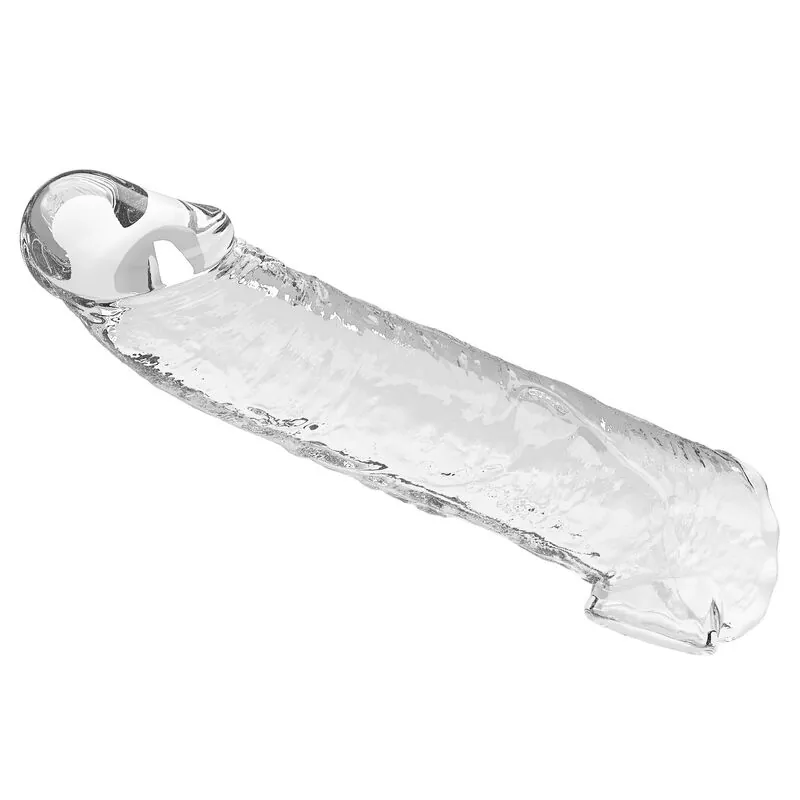 PRETTY LOVE - FUNDA EXTENSORA PARA PENE AJUSTABLE 26 CM Ø 4 CM COLOR TRANSPARENTE