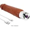 PRETTY LOVE - PRO VIBRADOR REALÍSTICO 23,5 CM Ø 4,8 CM COLOR MARRÓN