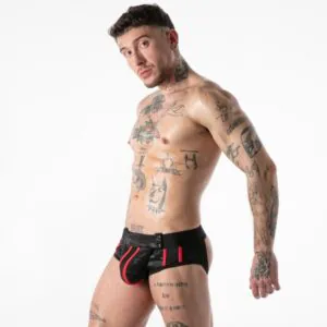 LOCKER GEAR - FULL MILITARY ACCESS JOCK BRIEF ROJO XL