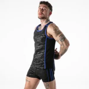 LOCKER GEAR - FULL MILITARY ACCESS TANKTOP AZUL M