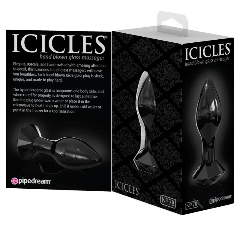 ICICLES - N. 78 PLUG ANAL VIDRIO