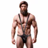 FETISH SUBMISSIVE ATTITUDE - ARNÉS ECOPIEL FORMA DE V HOMBRE