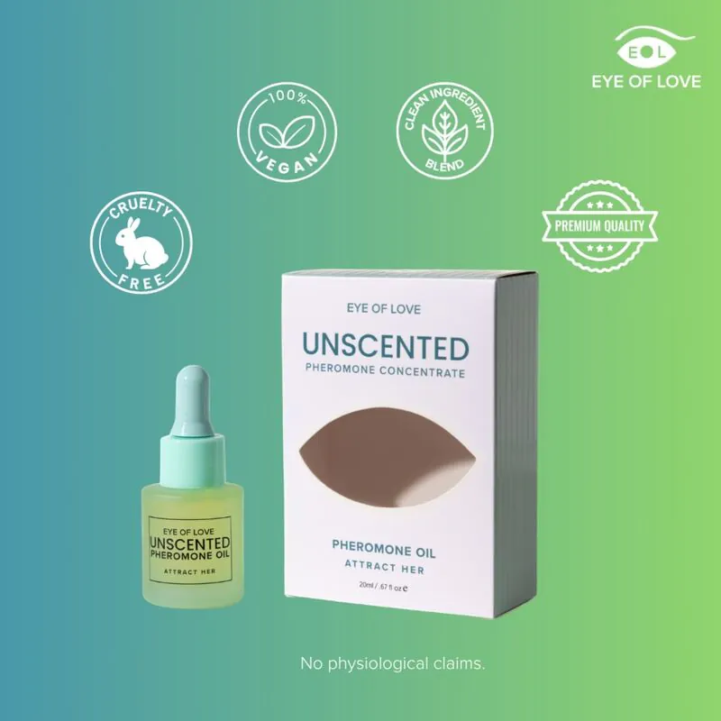 EYE OF LOVE - ACEITE PERFUMADO CON FEROMONAS PARA HOMBRE SIN FRAGANCIA 20 ML