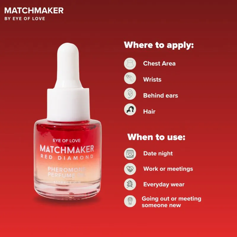 EYE OF LOVE - MATCHMAKER RED DIAMOND ACEITE PERFUMADO CON FEROMONAS 20 ML