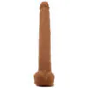PRETTY LOVE - VIGGO DILDO REALISTA TACTO SUAVE CON PIEL DESLIZANTE 36,5 CM MARRÓN