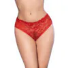 CHILIROSE - CR 4901 PANTIES ROJO XL
