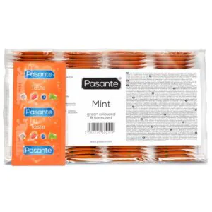 PASANTE - PRESERVATIVO SABOR MENTA BOLSA 144 UNIDADES