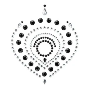 BIJOUX INDISCRETS - FLAMBOYANT NEGRO & PLATA