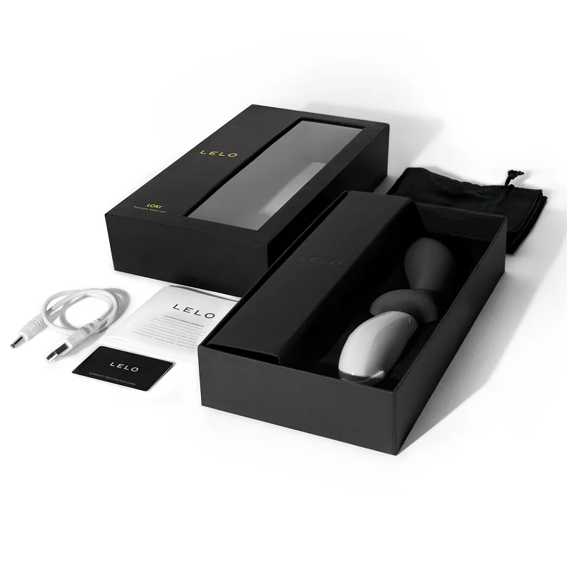 LELO - LOKI VIBRADOR PROSTÁTICO NEGRO