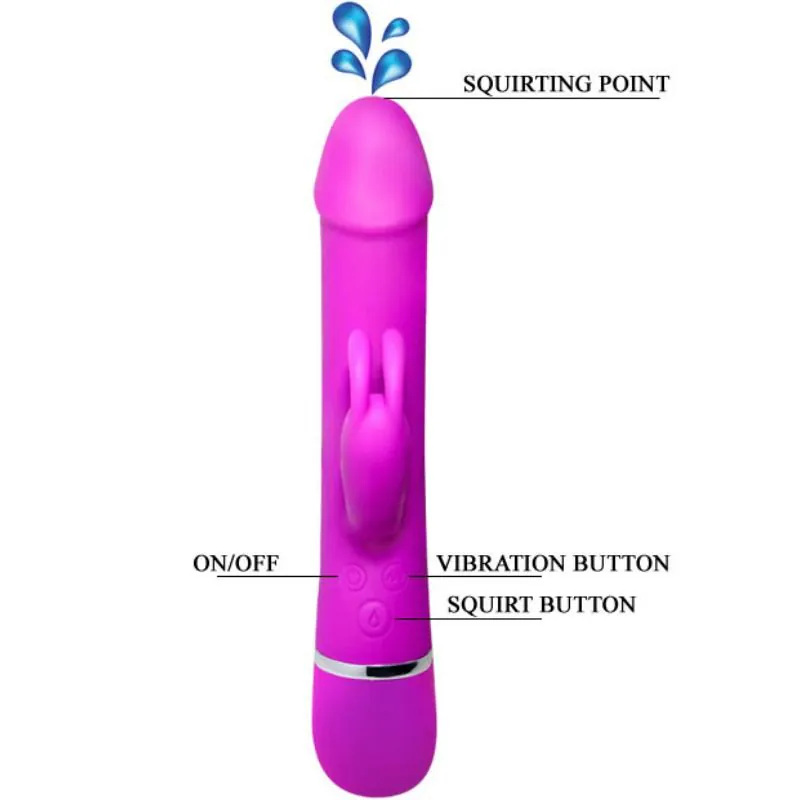 PRETTY LOVE - VIBRADOR HENRY 12 MODOS DE VIBRACIÓN Y FUNCIÓN SQUIRT