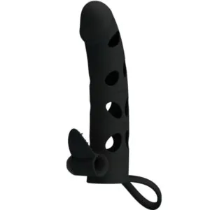 PRETTY LOVE - FUNDA SILICONA CON VIBRACIÓN 15.2 CM
