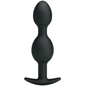 PRETTY LOVE - BOLAS ANALES SILICONA 12.5 CM NEGRO