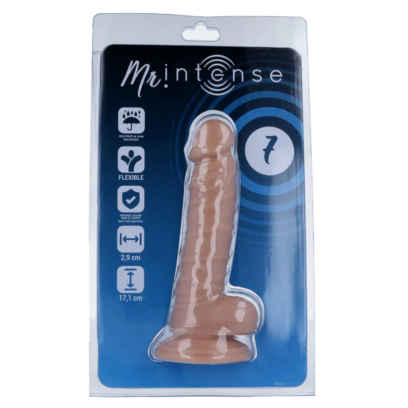 MR INTENSE - 7 PENE REALÍSTICO 17.1 CM -O- 2.9 CM