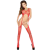 PASSION - WOMAN BS016 BODYSTOCKING ROJO TALLA ÚNICA