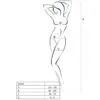 PASSION - WOMAN BS034 BODYSTOCKING NEGRO TALLA ÚNICA