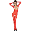 PASSION - WOMAN BS031 BODYSTOCKING ROJO TALLA ÚNICA