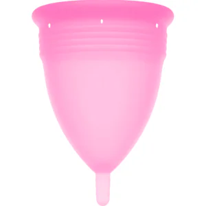 STERCUP - COPA MENSTRUAL FDA SILICONA ROSA - TALLA L