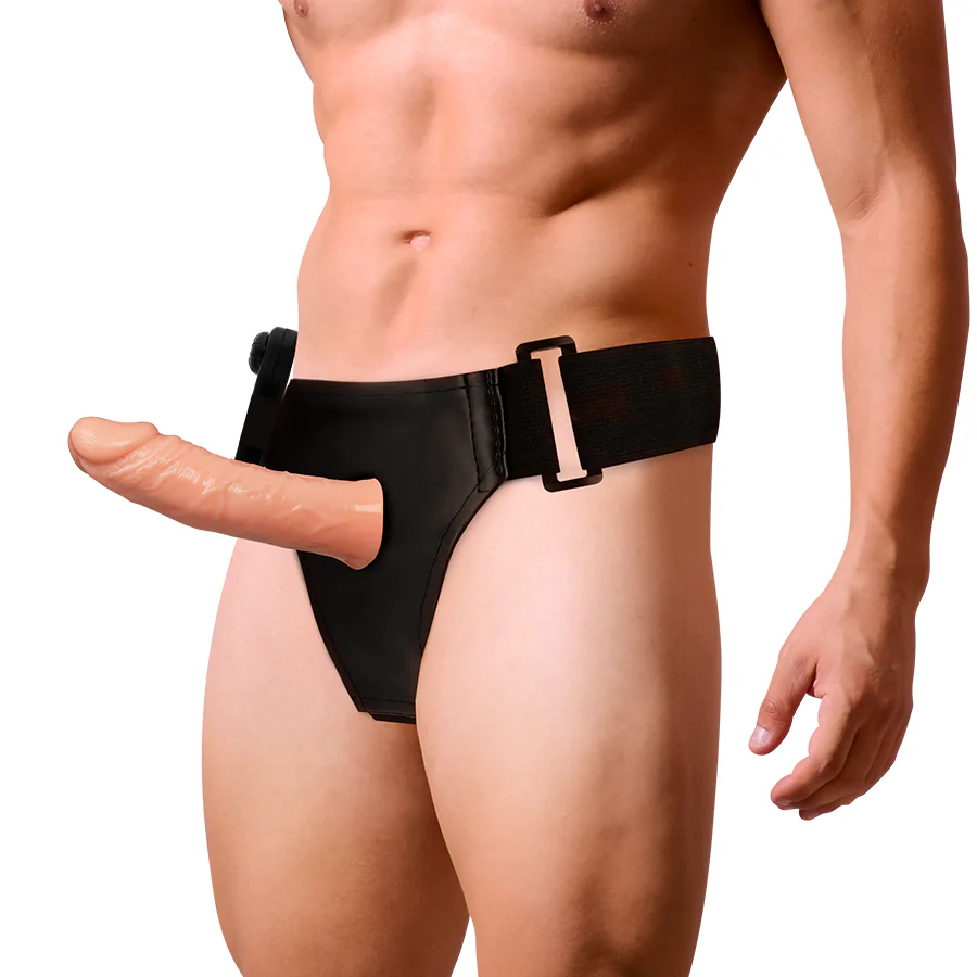 HARNESS ATTRACTION - ARNÉS HUECO BENNY CON VIBRADOR 15 CM -O- 4.5 CM