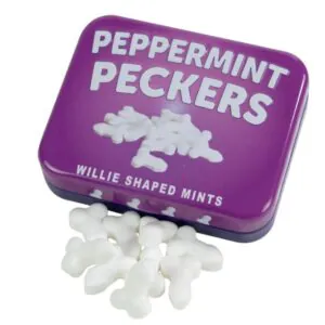 SPENCER & FLEETWOOD - CARAMELOS MENTA SIN AZÚCAR FORMA PENES