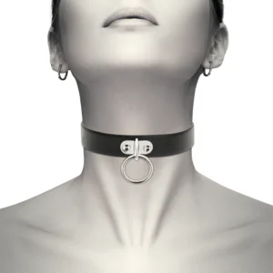 COQUETTE CHIC DESIRE - COLLAR CUERO VEGANO ACCESORIO WOMAN FETISH